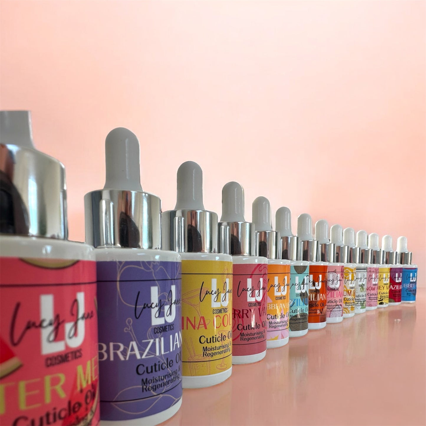 x30 Wholesale Cuticle Oil Dropper Bottles